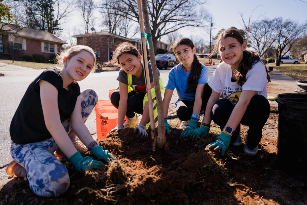 Adamah ATL tree planting