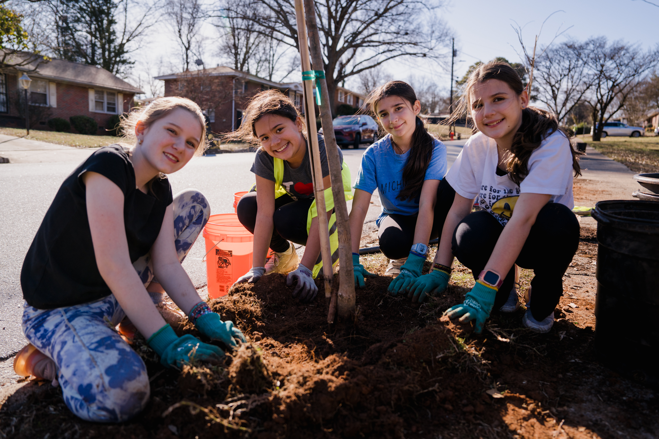 Adamah ATL tree planting