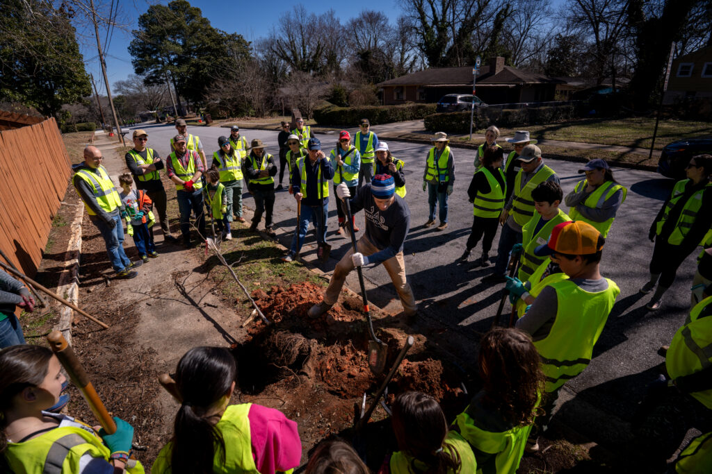 Adamah ATL tree planting